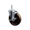 Service Caster 5 Inch High Temp Phenolic 58 Inch Threaded Stem Caster with Brake SCC-TS20S514-PHRHT-TLB-58212 - alternate 1